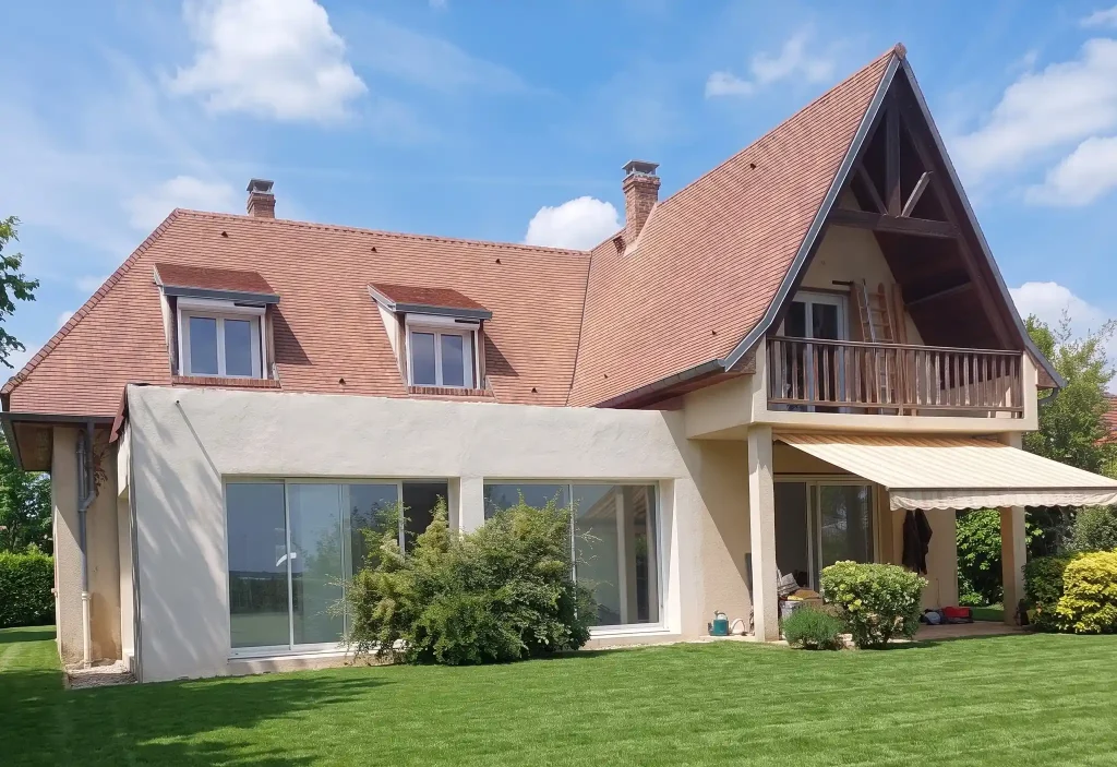 Extension de maison réalisée à Andrésy par PFM Bâtiment